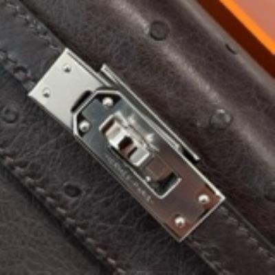 wholesale quality hermes ostrich graphite phw
